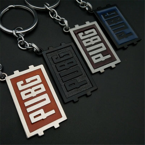 PUBG Literal Keychain Metal Ornament Pendant Key ring Toy New 2019