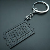 PUBG Literal Keychain Metal Ornament Pendant Key ring Toy New 2019