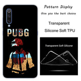 Hot Keep Calm Pubg game Silicone Case For Xiaomi Pocophone F1 9T 9 9SE 8 A2 Lite A1 A2 Mix3 Redmi K20 7A Note 4 4X 5 6 7 Pro S2