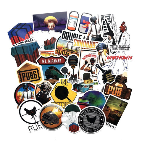 PUBG 🔥🔥🔥hot stickers (30Pcs)