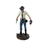 PUBG Soldier Military Model 98K And Pan Eating Chicken Game Ornaments Soldier Anime Cool Handsome toy size 17.5cm