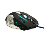 Professional LED Lighting Wired Gaming Mouse 4800 DPI Optical USB 2.0 Computer Mouse Gamer for Computer Overwatch Pubg Dota 2