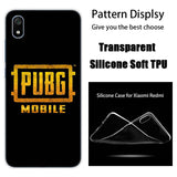 luxury Soft Silicone Case PUBG Game for Xiaomi Redmi K20 Pro 7 7A 6 6A 4X 5 Plus S2 GO Note 8 7 6 5 Pro 4   Fashion Cover
