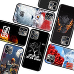 PUBG GUN GAME Black Case for Apple iPhone 11 Pro XR 7 8 6 6S Plus X XS MAX 5 5S SE Soft TPU Silicone Phone Cover Case