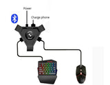 Kuulee PUBG Mobile Gamepad Controller Gaming Keyboard Mouse Converter For Android ios Phone IPAD Bluetooth 4.1 Adapter Free Gift