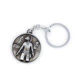 STG Game Playerunknown's Battlegrounds Helmet Pans Weapon Model Beads Chain Pendant Necklace PUBG INVITATIONAL Logo Keychain