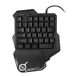G30 1.6m Wired Gaming Keypad With LED Back-light 35 Keys One-handed Membrane Keyboard For LOL/PUBG/CF
