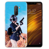 PUBG Game Art Print Soft TPU Cover Case for Xiaomi Mi Play A2 8 Lite Redmi A1 S2 6 6A Note 4X 4 5 6 Pro Plus Poco F1 Back Shell