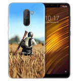PUBG Game Art Print Soft TPU Cover Case for Xiaomi Mi Play A2 8 Lite Redmi A1 S2 6 6A Note 4X 4 5 6 Pro Plus Poco F1 Back Shell