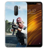 PUBG Game Art Print Soft TPU Cover Case for Xiaomi Mi Play A2 8 Lite Redmi A1 S2 6 6A Note 4X 4 5 6 Pro Plus Poco F1 Back Shell