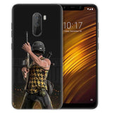 PUBG Game Art Print Soft TPU Cover Case for Xiaomi Mi Play A2 8 Lite Redmi A1 S2 6 6A Note 4X 4 5 6 Pro Plus Poco F1 Back Shell